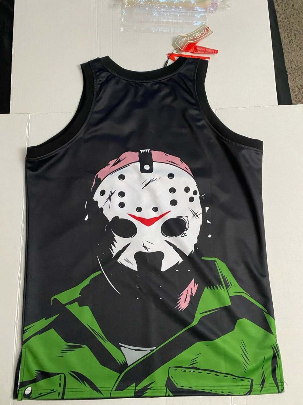 Headgear Classics Friday The 13th Jason Voorhees Basketball Jersey